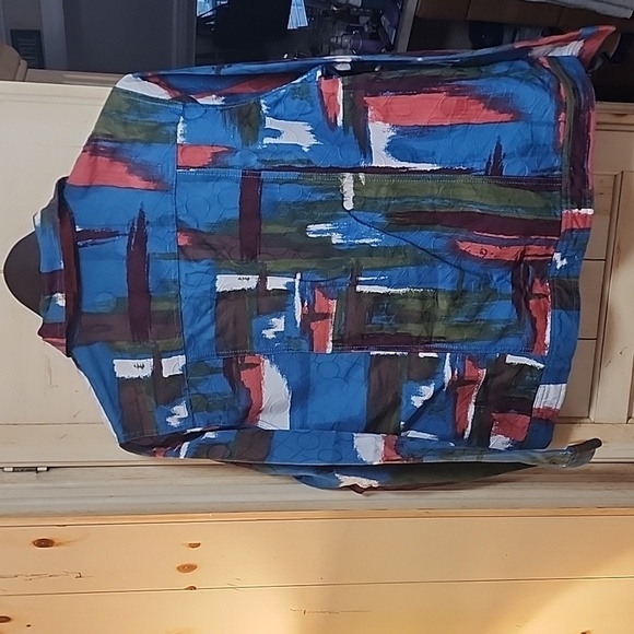 Drawers and Damon's Multi-Color Abstract Jacket size Large - Picture 4 of 4